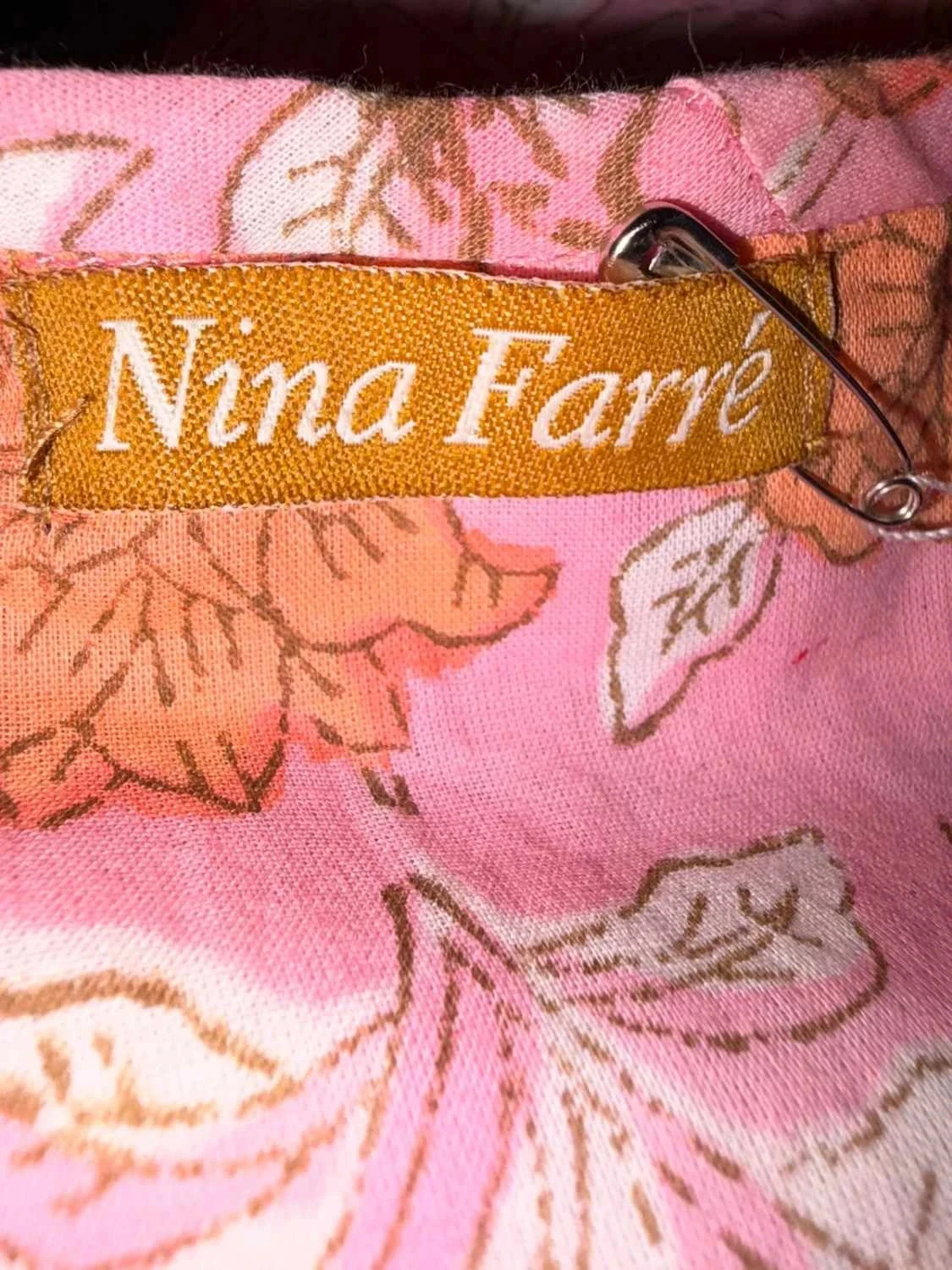 Blusa estilo chemise Nina farre talla l – photo 5